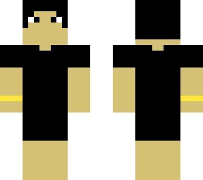 black t shirt with golden watch