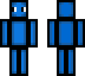 blue man
