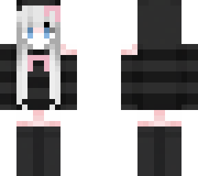 kitty hoodie girl