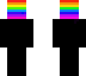 rainbow face
