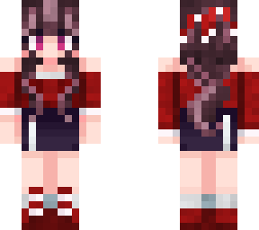 red christmas ribbons