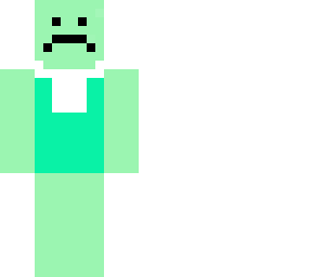 sad green bib boy