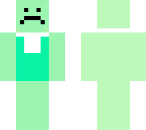 sad green bib boy