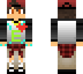 a skin that is meant to be used in slim mode but the uploader did normal