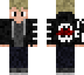 blonde with mcr jacket