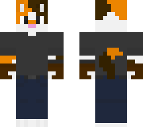 calico cat work guy