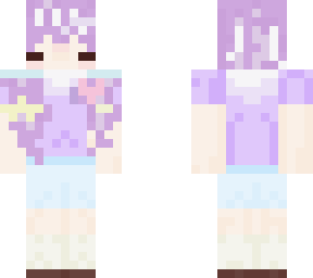 cute purple girl