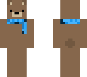 bear with a scarf