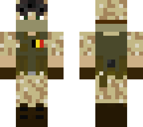 belgian desert soldier
