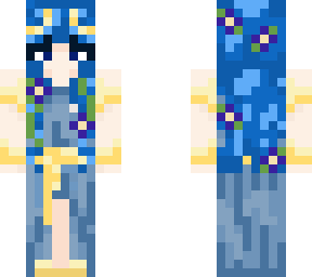 blue flower elf queen