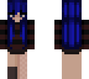 blue hair girl