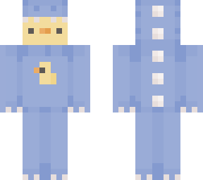 dino eend blauw