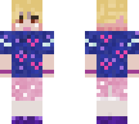 funky girl with pink hair v2