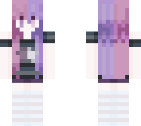 pink purple star girl
