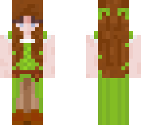 princess maeve green dress (hair 2)