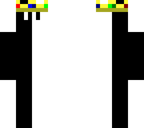 skin request 4: luuvii - blob (black and white + crown)