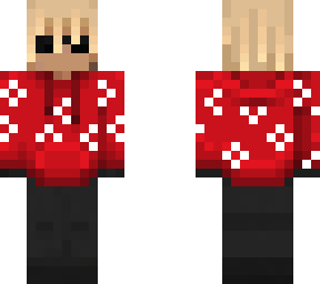 blonde w/ red denim tears