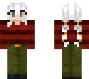 festive winter sweater girl