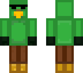 green parrot