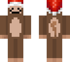 monkey christmas hat