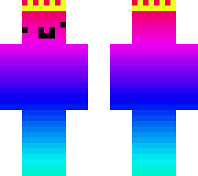 pink to blue derpy crown thing