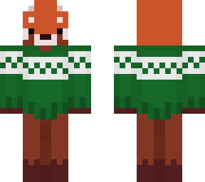 festive red panda
