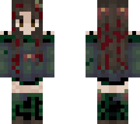 girl in green and black 2.0