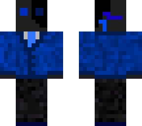blue suit robot