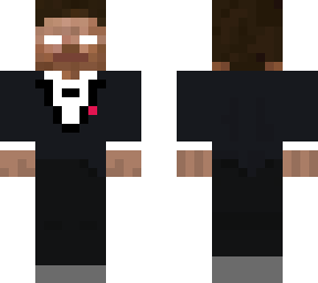 herobrine if he was toxedo steve