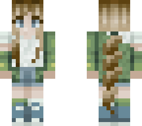 long hair survival girl