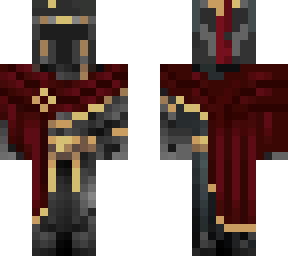 royal knight with gold accents
