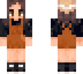 skinny overalls skirt girl