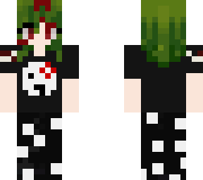 zombie vampire epic face green hair