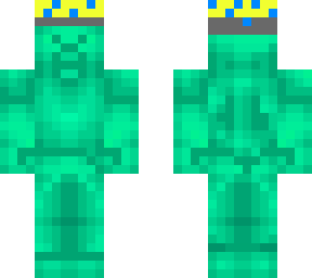 cyan steve with party hat