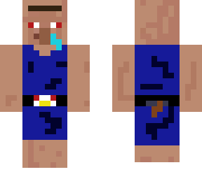 dumb villager blue