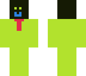 guy with a green suit and red tie