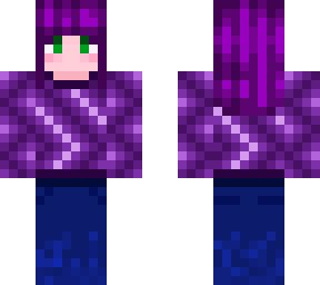 lady in purple