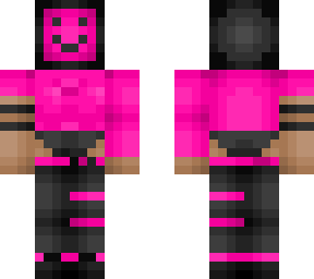 neon pink tv head