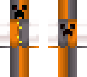 orange and gray professional creeper skin