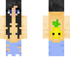 pineapple girl hoodie