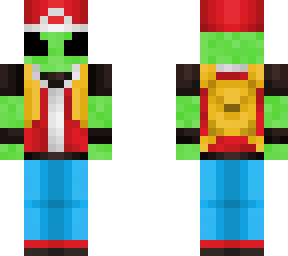 red from pokmon as an alien