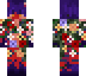 vejigante ender con flores