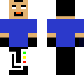 blue shirt boy