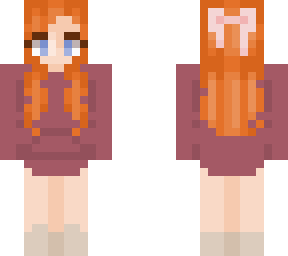 cute minecraft girl <3