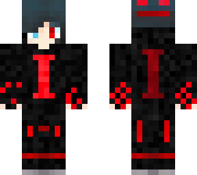 ishad gaming's skin (black and red) stylish skin