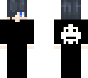 ishad gaming's skin (black and white) stylish neck
