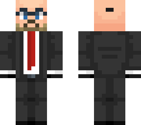 bald dude in a suit