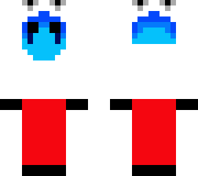 blue skin