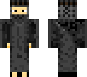 dark masked man