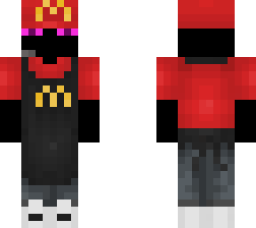 enderman in mcdonalds